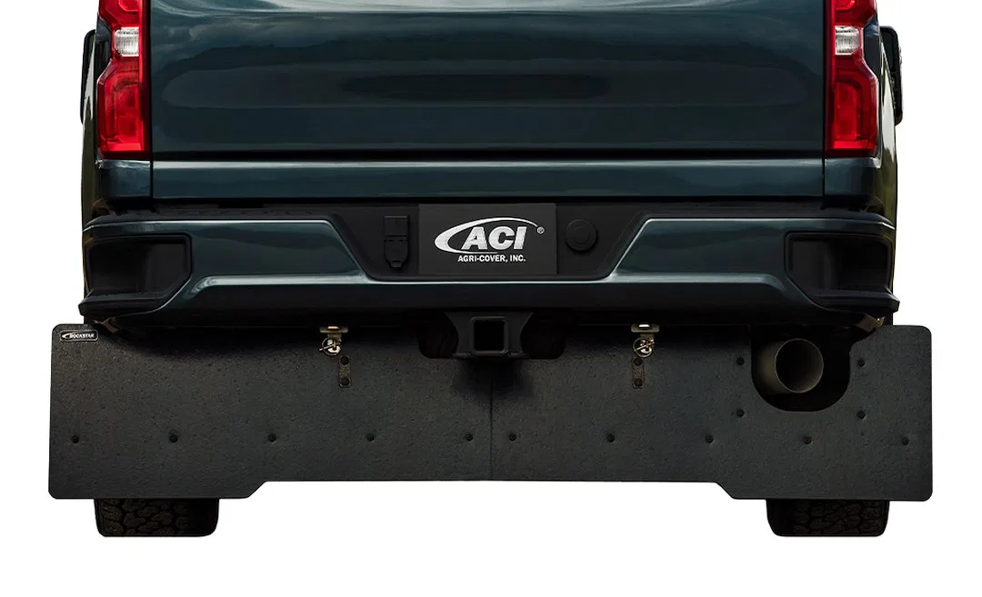 H5020199 – ACCESS Mud Flap, Direct-Fit Single Flat With Logo Black Rubber Bolt On Mounting Bracket With Anti-Sail Bra...